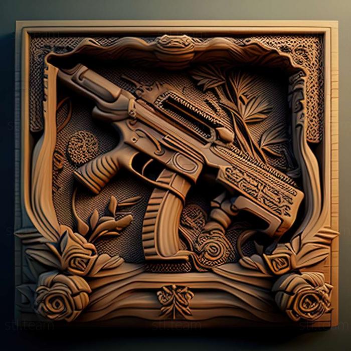 3D модель Гра Counter Strike (STL)